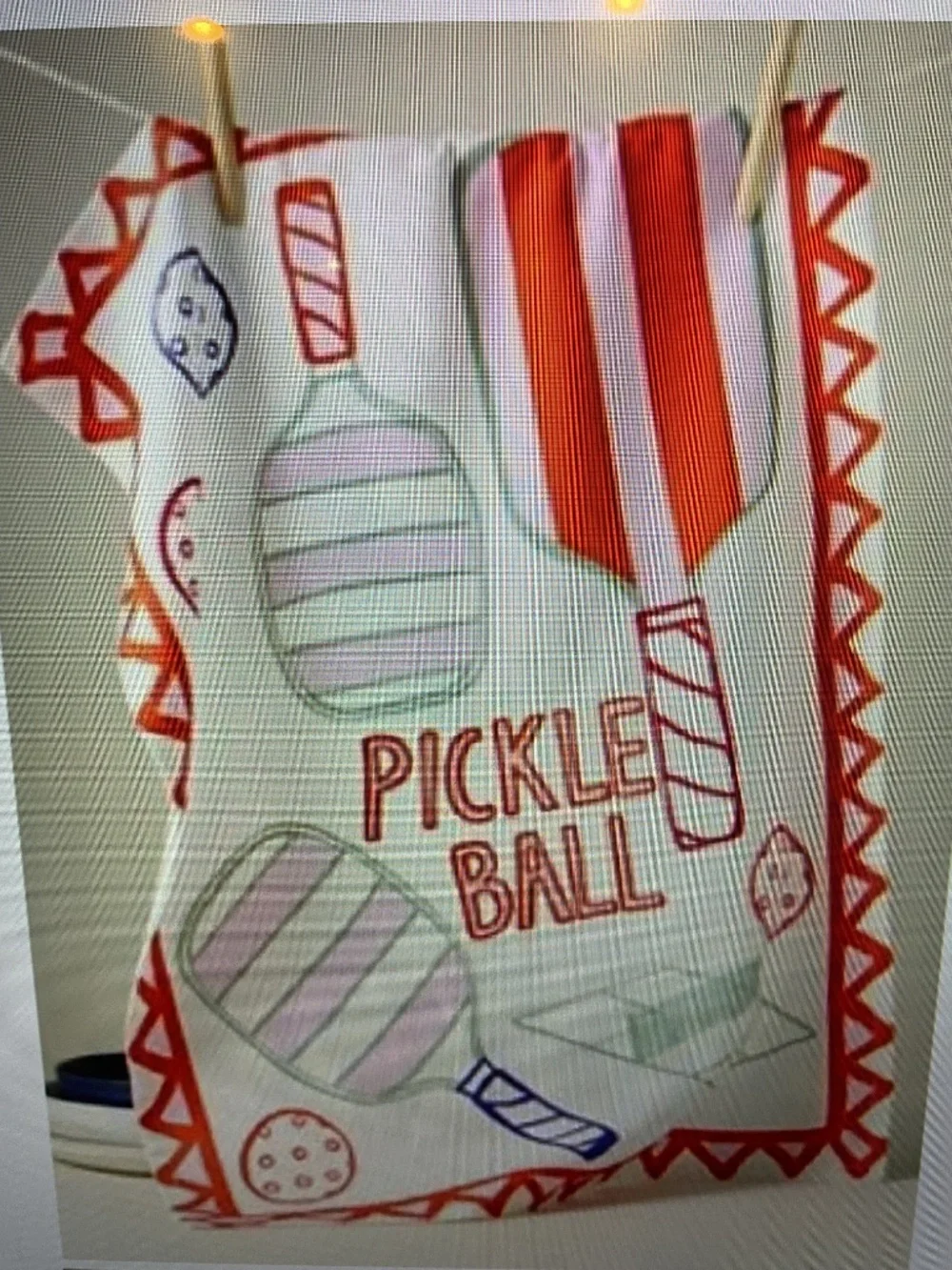 Pickleball Hobby Tea Towel